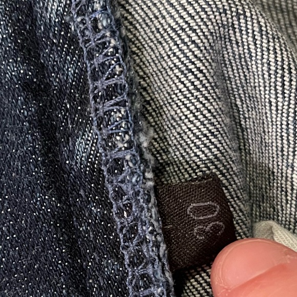 NWT Anthro Ottod'Ame 30x35” Denim Var-Unica Wide Leg Bootcut hi-rise Blue Jeans - Picture 12 of 12